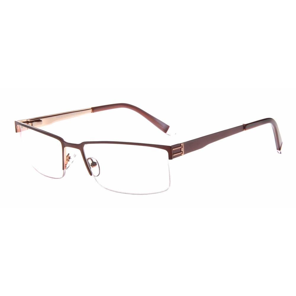 New Wide Guyz Brown TONY Eyeglasses 60mm for The Stylish Large Man